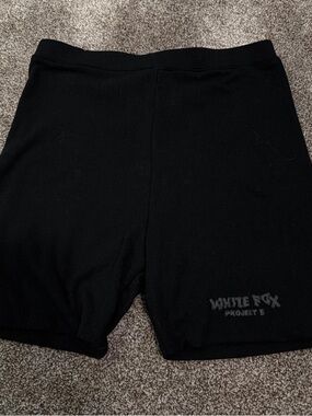 White Fox Biker Shorts